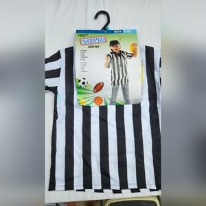 Boys Size 6 Referee Costume or Dress Up NWT